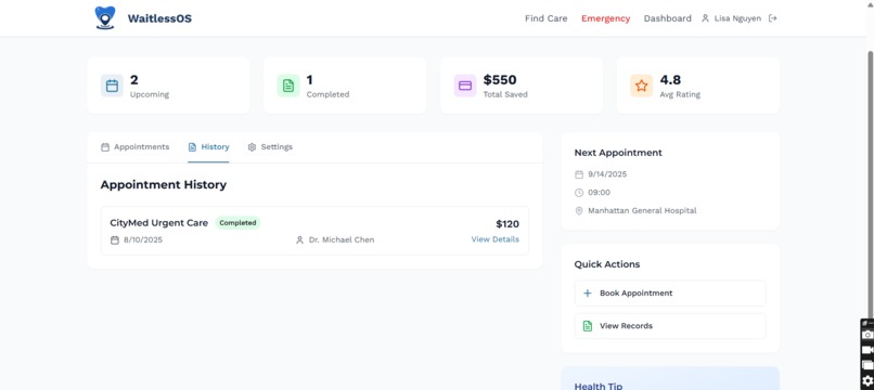 WaitlessOS - Healthcare Booking Platform – screenshot 21