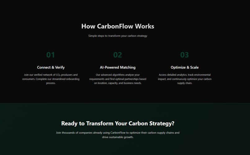 CarbonFlow - Carbon Capture Marketplace – screenshot 3