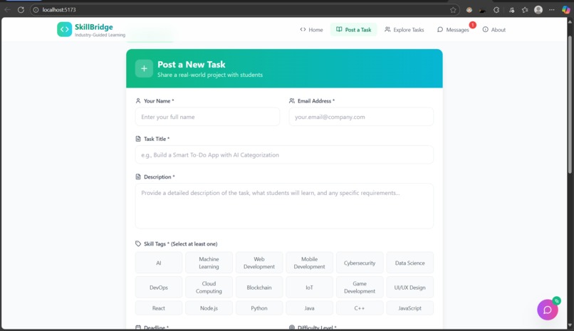 SkillBridge – screenshot 2