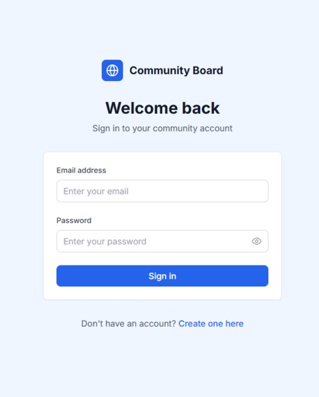 Community Bulletin Board – screenshot 2