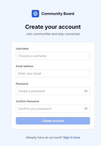 Community Bulletin Board – screenshot 3