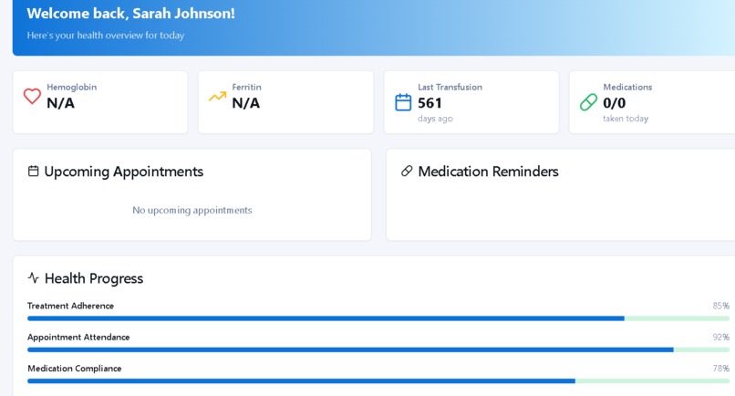 Blood Donation and Transfusion Management – screenshot 1