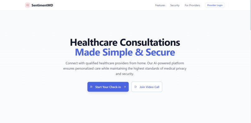 SentimentMD – screenshot 2