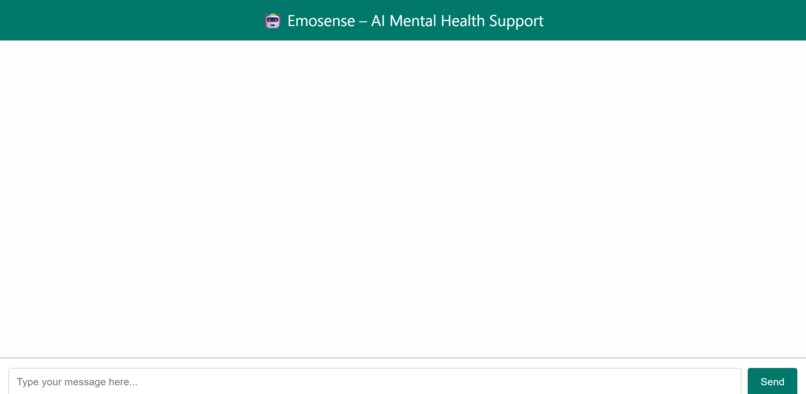 Emosense – AI Mental Health Support – screenshot 1