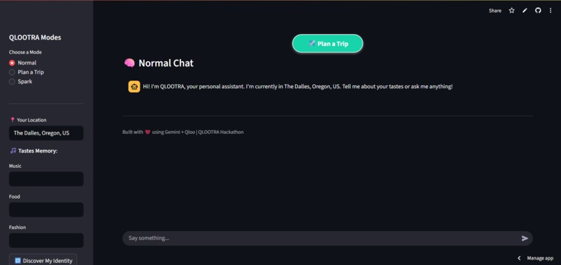 QLOOTRA-AI TRAVEL COMPANION – screenshot 2