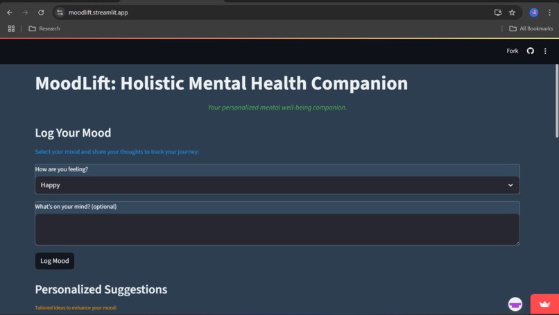 MoodLift – screenshot 1