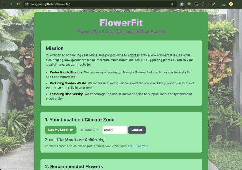 FlowerFit – screenshot 1