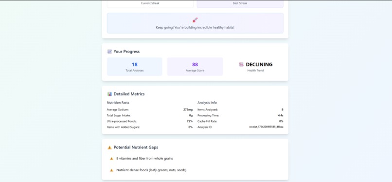 NutriScan - Smart Nutrition Analysis for canadians – screenshot 9
