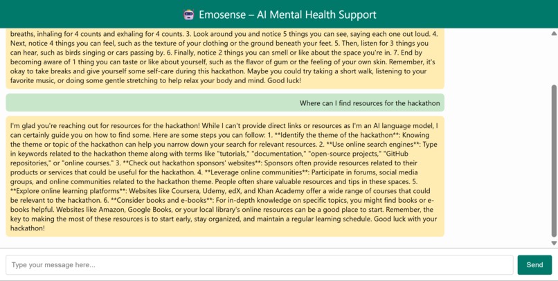 Emosense – AI Mental Health Support – screenshot 5