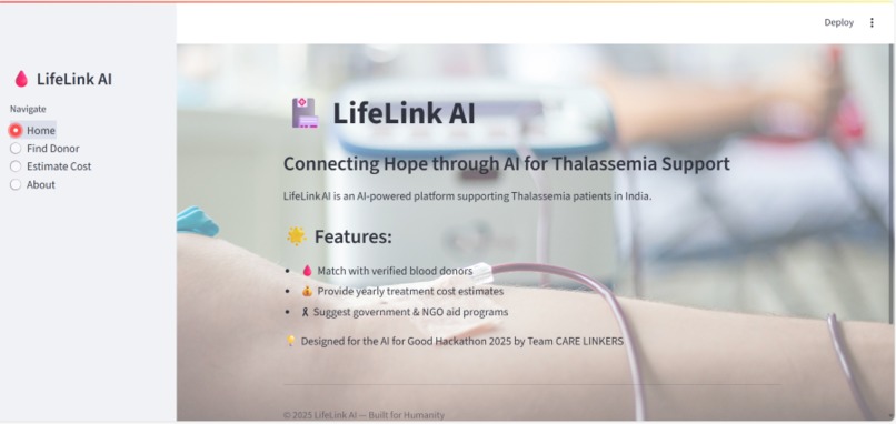 LIFELINK AI – screenshot 1