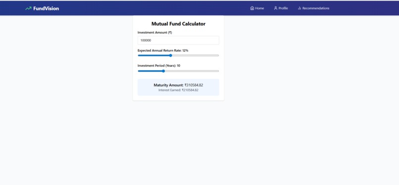 FundVision – Smart Financial Health Dashboard – screenshot 7