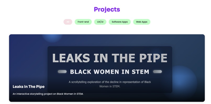 Mmesoma Onwusika Portfolio – screenshot 3