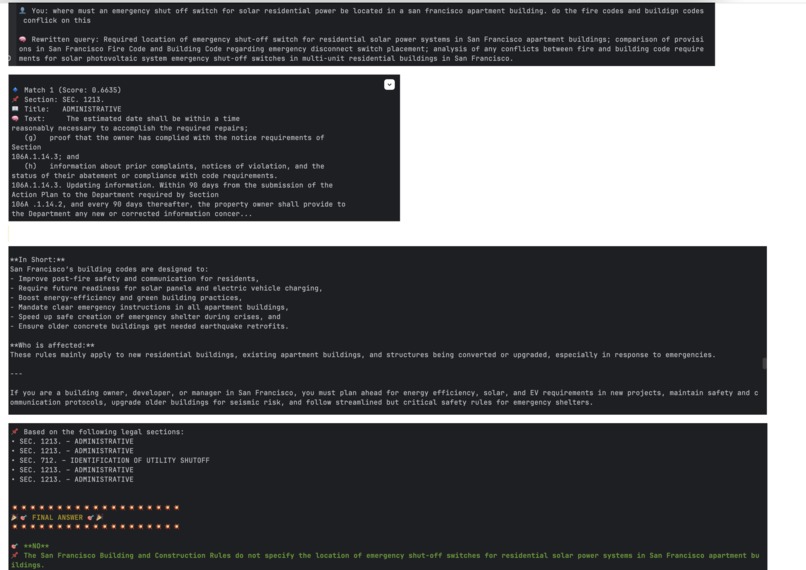 Your SF AI LAW GURU – screenshot 1