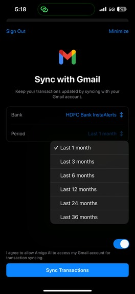 Amigo AI - Expense Manager – screenshot 11