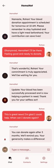 HemaNet – screenshot 2