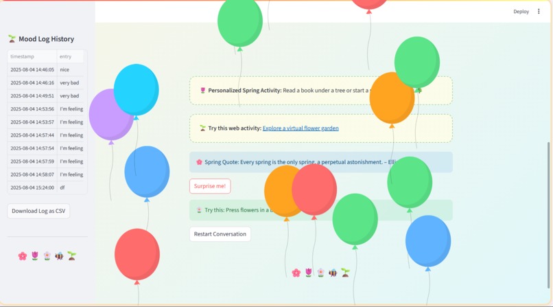 Spring Mood Companion  – screenshot 2