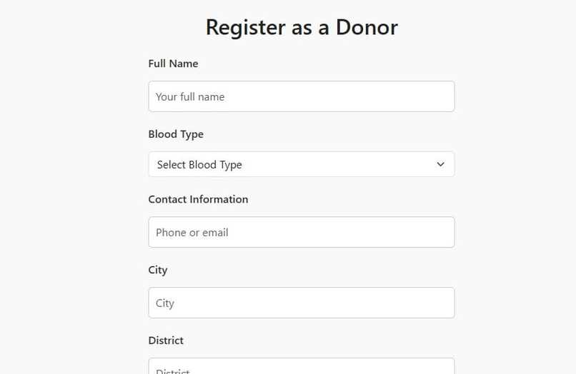 RedStream : AI-Powered Blood Support for Thalassemia – screenshot 5
