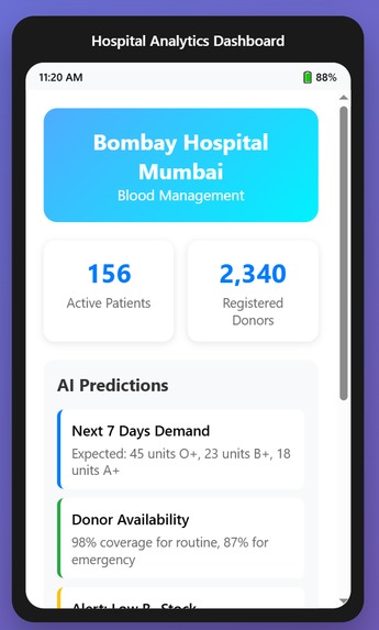 Healthcare - BloodConnect.AI – screenshot 2