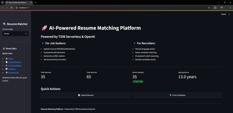 Resume Matcher – screenshot 2