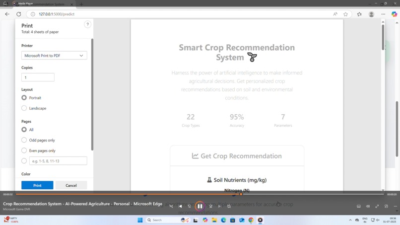 FarmSage:AI-Powered Crop Recommendations for Smarter Farming – screenshot 1