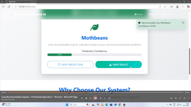 FarmSage:AI-Powered Crop Recommendations for Smarter Farming – screenshot 2