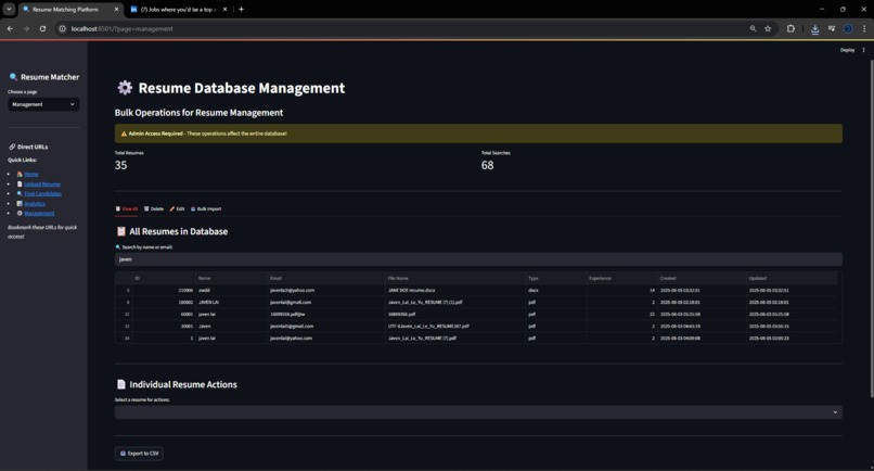 Resume Matcher – screenshot 8