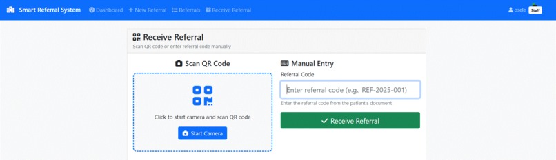 Smart Referral Tracking and Feedback System – screenshot 4