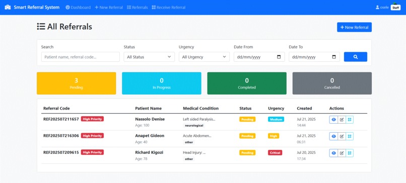 Smart Referral Tracking and Feedback System – screenshot 5