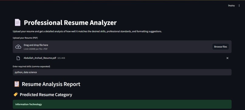 AI Resume Analyzer – screenshot 8