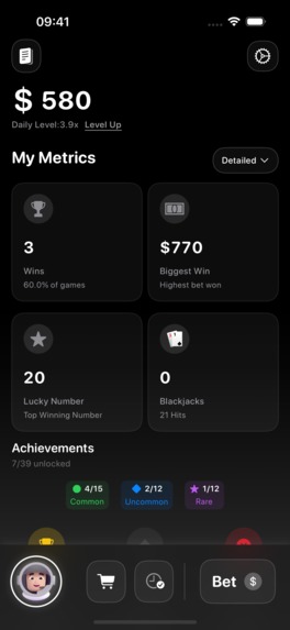 Hit21: Blackjack Game – screenshot 1