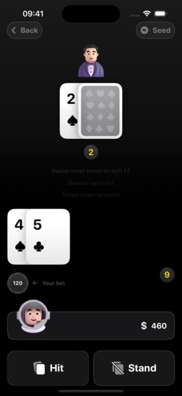 Hit21: Blackjack Game – screenshot 2