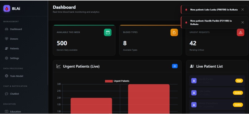 BloodLink AI – screenshot 1
