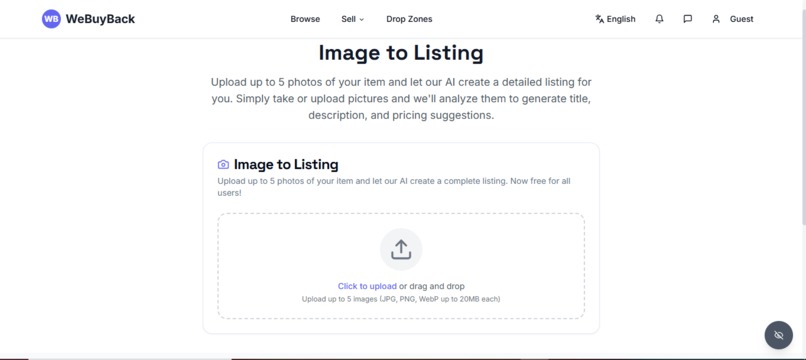 WeBuyBack – screenshot 2