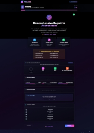 Mano Veda - An Early Alzheimer Detection App – screenshot 2
