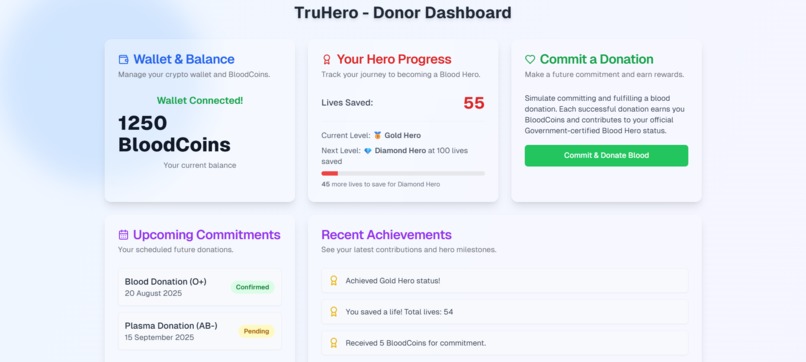 TruHero – screenshot 1