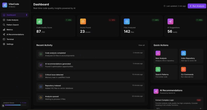 VibeCode AI Mentor – screenshot 2