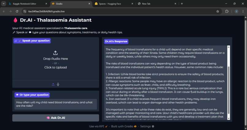 TransfuSense: AI Assistant for Thalassemia Care – screenshot 2