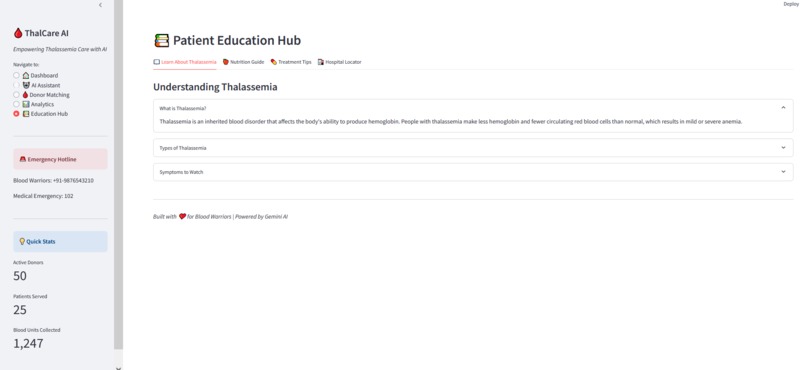 ThalCare AI – screenshot 1