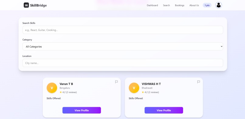 SkillBridge – screenshot 3