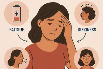 Common Symptoms of anaemia in women