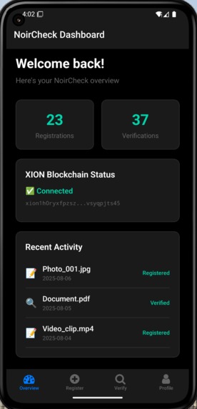 NoirCheck – screenshot 2