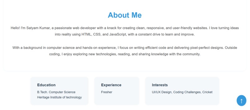 MyPortFolio – screenshot 2