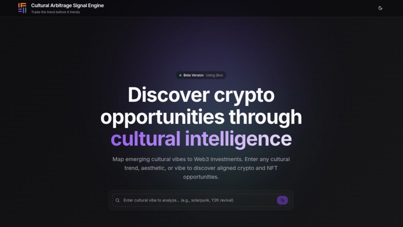 Cultural Arbitrage Signal Engine – screenshot 3