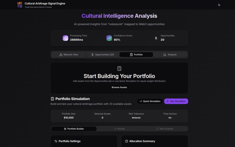 Cultural Arbitrage Signal Engine – screenshot 8