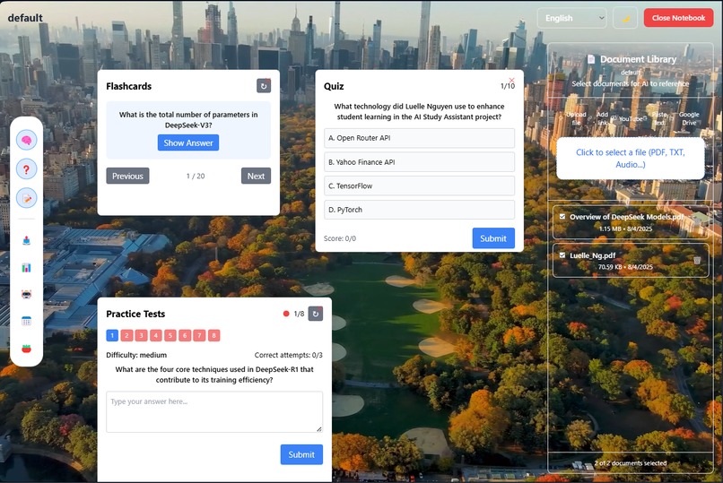 free AI study tool – screenshot 1