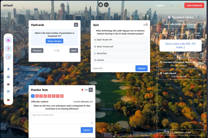 free AI study tool – screenshot 1