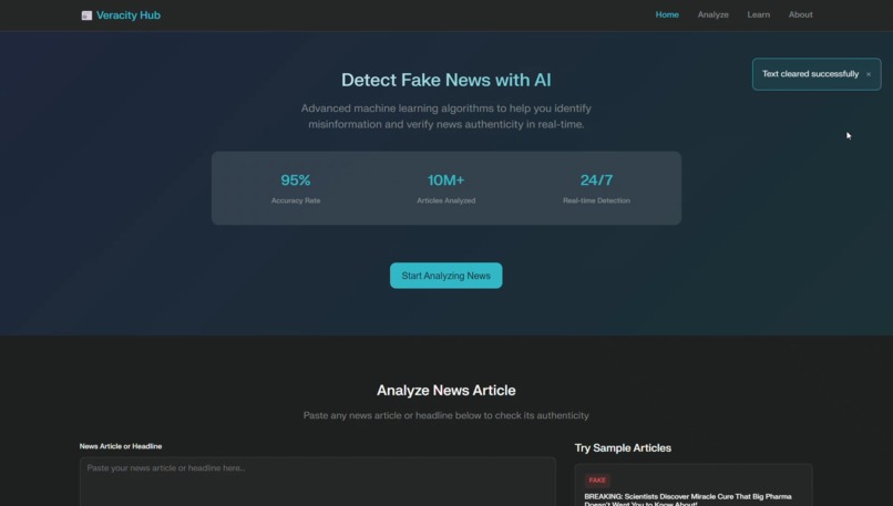 Veracity Hub – screenshot 3