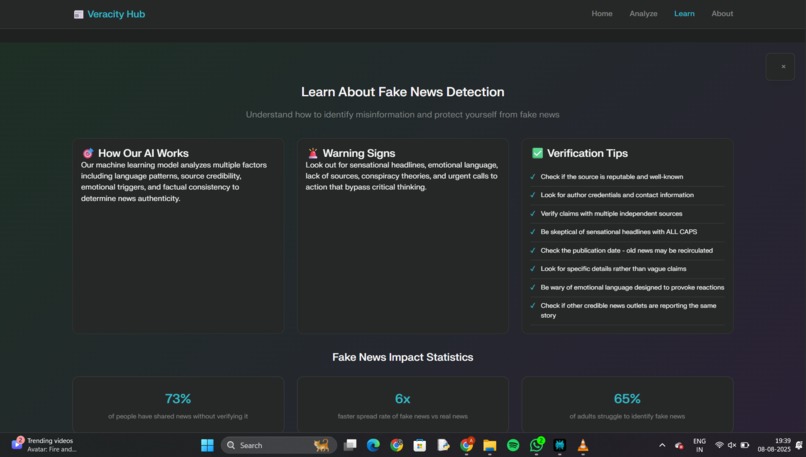 Veracity Hub – screenshot 4