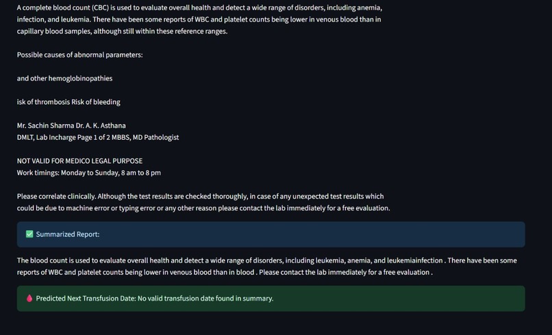 TransfuSense  – screenshot 5