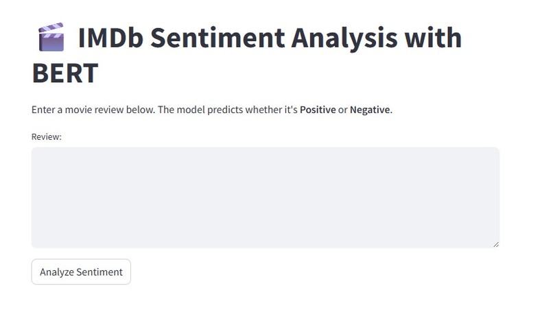 IMDb Movie Reviews NLP Sentiment Analysis – screenshot 3